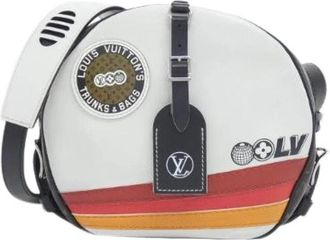 Louis Vuitton Pre-owned Boite Chapeau Souple Shoulder Bag - Dames - Vintage Schoudertas - Wit - ONE Size - Leer - Vintage