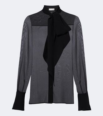 Nina Ricci Silk chiffon blouse