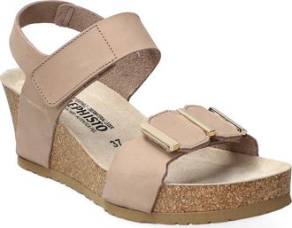 Mephisto Leonore Ankle Strap Sandal in Taupe at Nordstrom, Size 10