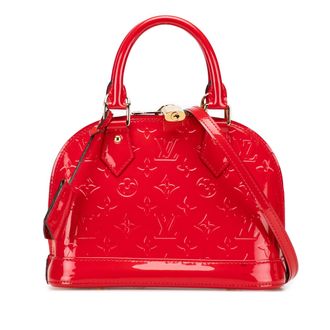 Louis Vuitton Alma Handtas Leer