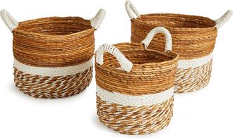 Napa Home & Garden Key Largo Round Baskets Set of 3 in Beige at Nordstrom