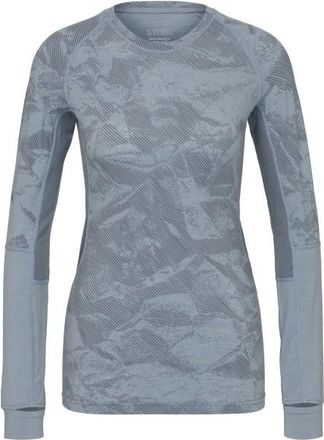 Stoic MerinoMesh150 SadjemSt. L/S Merinoshirt f&uuml;r Damen | grau