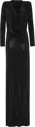 Philipp Plein Long Dress Crystal