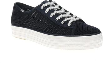 Keds Womens Keds Triple Kick Sneakers Black Low Top Lifestyle Shoes HAWK1830