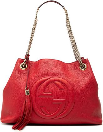 Gucci Pre-owned Gucci Medium Calfskin Soho Chain Tote Ladies DQ1H8TJGF0Z38UY1