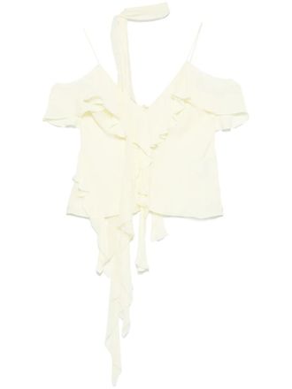 Dorothee Schumacher ruffled top - Yellow