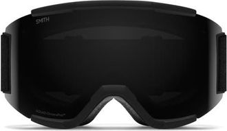 Smith Squad 203mm ChromaPop Snow Goggles in Blackout /Chromapop Sun Black at Nordstrom