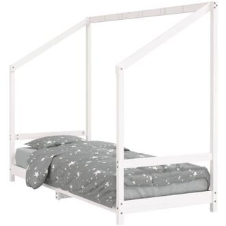 vidaXL Kids Bed Frame White 80x200 cm Solid Wood Pine Vidaxl