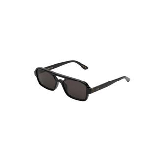 Retro Superfuture Sunglasses, unisex, Black, Size: 58 MM Black Sunglasses XTA Vico Style