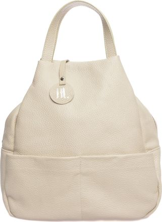 Anna Luchini Beige Rundleer Tas
