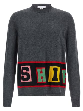 Comme Des Gar&ccedil;ons Mens Intarsia Sweater