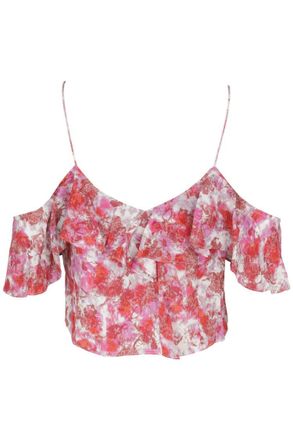 Iro Red Multicolor Top