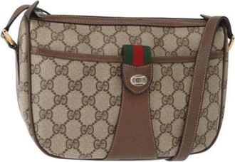 Gucci Pre-owned Cross Body Bags, female, Beige, Size: ONE SIZE Pre-owned Vintage Cross Body Bag