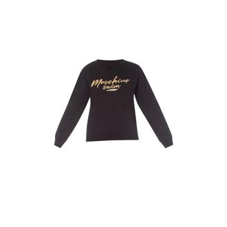 Moschino Mujer, Sudaderas, Negro, Talla: S