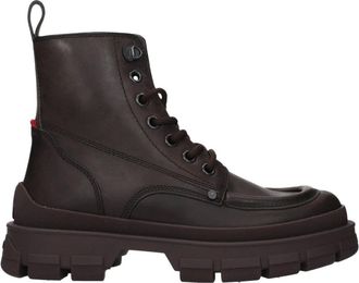 Moncler Heren, Schoenen, Bruin, Maat: 40 1/2 EU Zijde