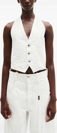 Ann Demeulemeester Gilet Monique - Bianco