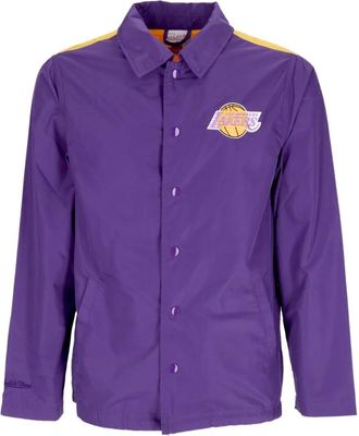 Mitchell & Ness NBA Big Face Coach Jack Paars - Heren - Zomerjassen - Paars - XL - Polyester - Jassen