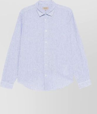 Woolrich linen shirt long sleeve striped design