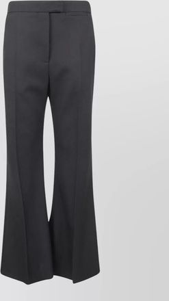 Valentino Garavani flared trousers dry diagonal wool design