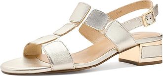 Vaneli Hatty Womens Sandals Platino Mercury : 8.5 N (AA), Leather