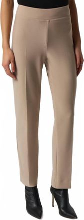 Joseph Ribkoff Classic Straight Pant In Latte