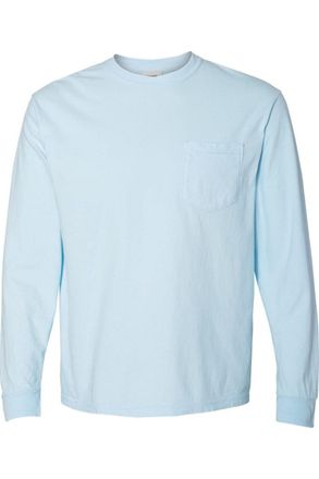Comfort Colors Garment-Dyed Heavyweight Long Sleeve Pocket T-Shirt