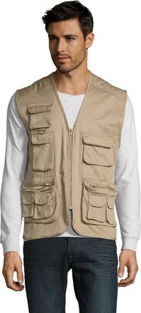 SOLS Heren Reporter Body Warmer (Touw)