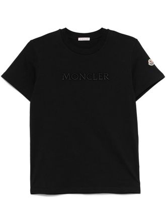Moncler Logo-Embroidered Cotton T-Shirt