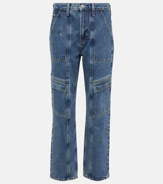 A Gold E Cooper denim cargo pants