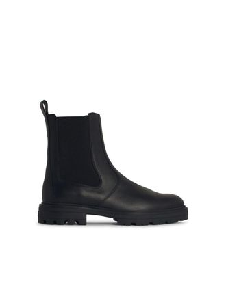 Hogan H673 Black Leather Boots