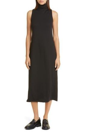 Vince Sleeveless Mock Neck Dress in Black at Nordstrom Rack, Size X-Large