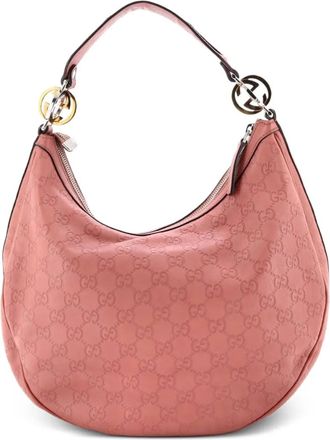 Gucci Twins Guccissima Leather Medium hobo bag - Roze