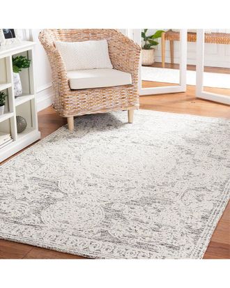 Safavieh Abstract Greyscale Hand-Tufted Wool Rug