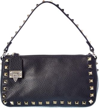 Valentino Rockstud Small Grainy Leather Crossbody