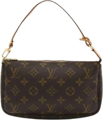 Louis Vuitton Pre-owned Mini Bags, female, Brown, Size: ONE SIZE Pre-owned Monogram Pouch