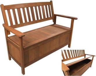 Habitat et Jardin Habitat Et Jardin - Baule con contenitore Manila - acero- 2 posti - Legno naturale