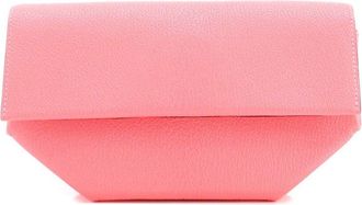 Herm&egrave;s Pink Leather Opli Clutch (Authentic Pre-Loved)