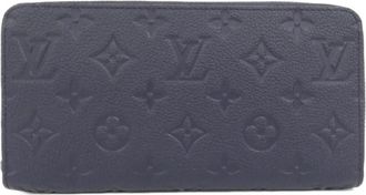 Louis Vuitton Marine Rouge Leather Long Wallet (Bi-Fold) (Pre-Owned)