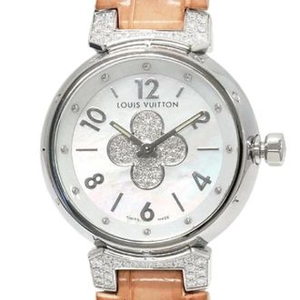 Louis Vuitton Pre-owned Stainless Steel watches - Dames - Vintage Horloges - Wit - ONE Size - Vintage