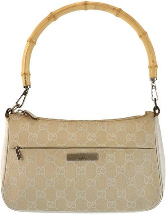 Gucci Bamboo Gg Handbag (Authentic Pre-Loved)