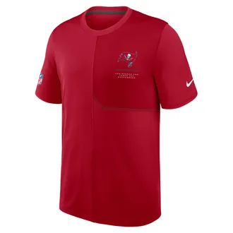 Nike Tampa Bay Buccaneers Sideline Coach Nike Mens Dri-FIT NFL Top in Red | 03B2959Z8B-B8B
