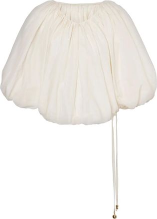 Philosophy di Lorenzo Serafini Blusa con arricciatura - Bianco