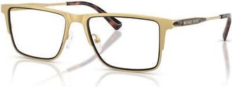 Michael Kors 55mm Rectangle optical glasses in Yellow at Nordstrom