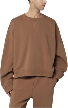 Entire studios Box Crew - Heren - Sweatshirts - Bruin - M - Katoen - Hoodies & sweatvesten