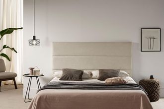 Moonia Cabecero Tapizado Genova Acualine 220x120x8 Cm - Moonia