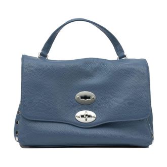Zanellato Tassen, Dames, Blauw, ONE Size, Katoen, Postina Daily S Bag