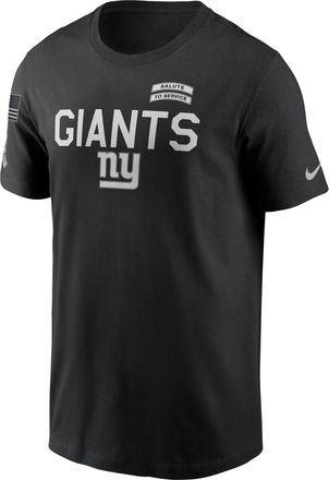 Nike New York Giants Salute to Service Sideline Nike Mens Dri-FIT NFL T-Shirt in Black | 02ET00AA2N-NKC
