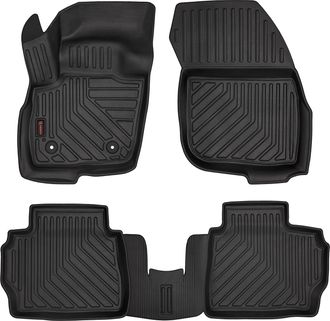 OEM Alfombrillas De Goma 3d Para Coche: Ford Mondeo Mk5 (sed&aacute;n, Familiar, 2015-) - Borde De 5 Cm