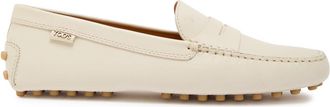 Tod's Gommino Leather Loafers - Ivory