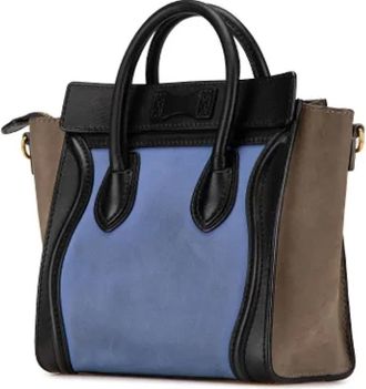 Celine Pre-owned Tote Bags, female, Blue, Size: ONE SIZE Pre-owned The Luggage